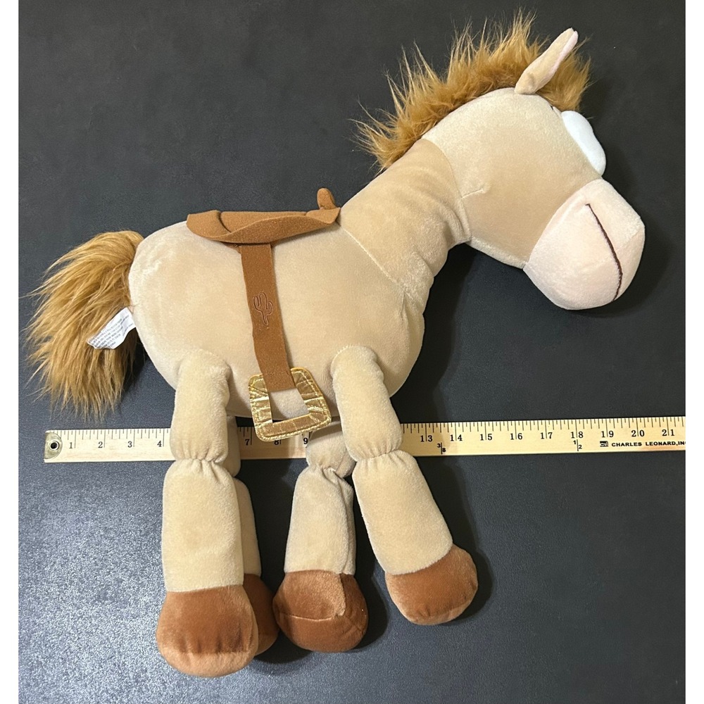 Disney Parks Bullseye Plush Toy Story Kids Large Tan Horse Woody's Roundup Pixar - Picture 9 of 12